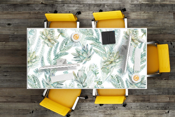 Sous-main bureau Roches peintes