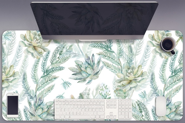 Sous-main bureau Roches peintes