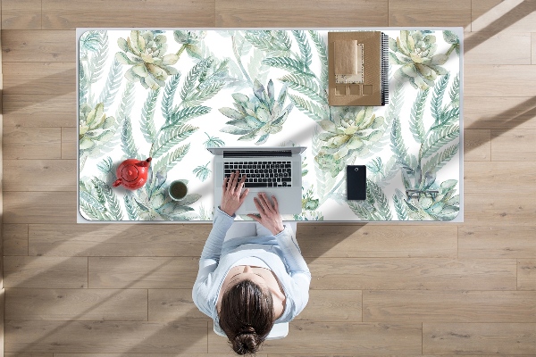 Sous-main bureau Roches peintes