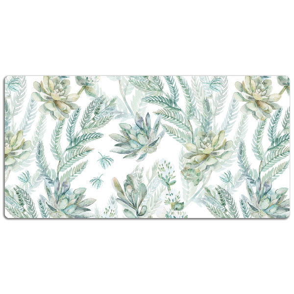 Sous-main bureau Roches peintes