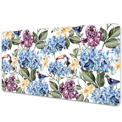 Tapis de bureau Fleurs rétro