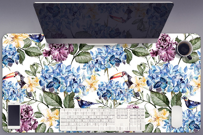 Tapis de bureau Fleurs rétro