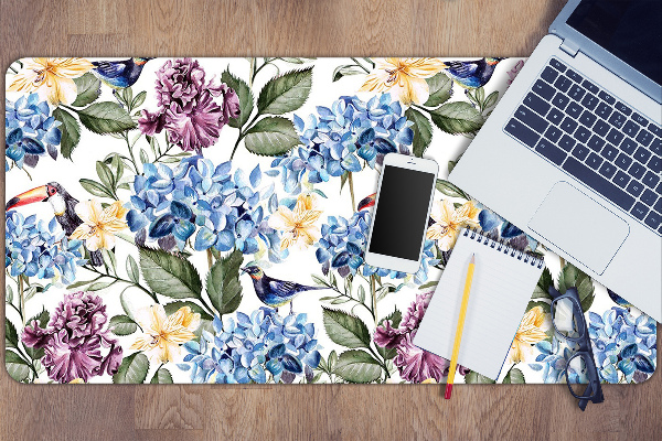 Tapis de bureau Fleurs rétro