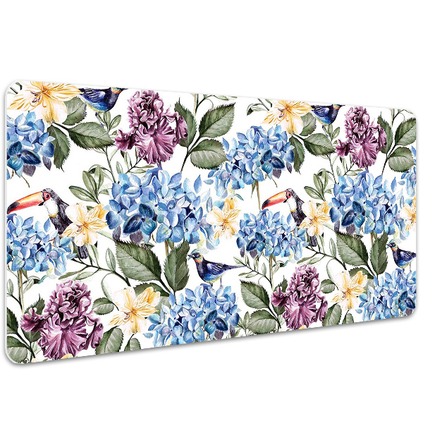 Tapis de bureau Fleurs rétro