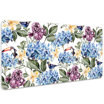 Tapis de bureau Fleurs rétro