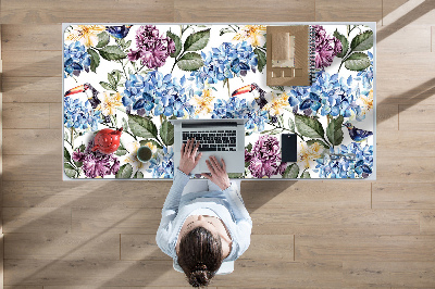 Tapis de bureau Fleurs rétro