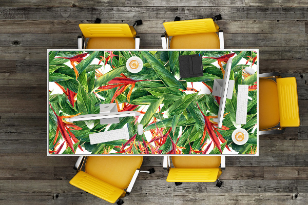 Protège bureau Fleurs exotiques