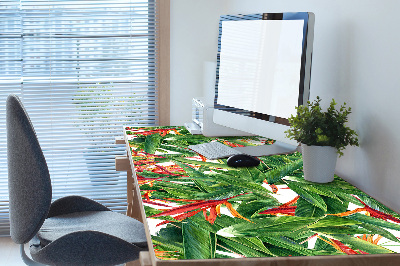 Protège bureau Fleurs exotiques