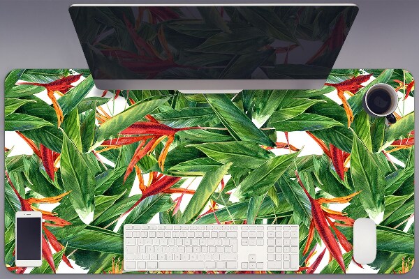 Protège bureau Fleurs exotiques