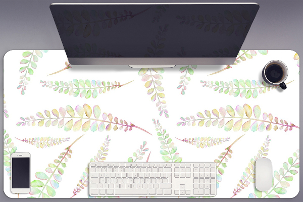 Tapis de bureau Feuilles d'aquarelle