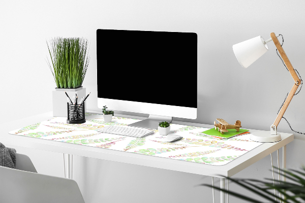 Tapis de bureau Feuilles d'aquarelle