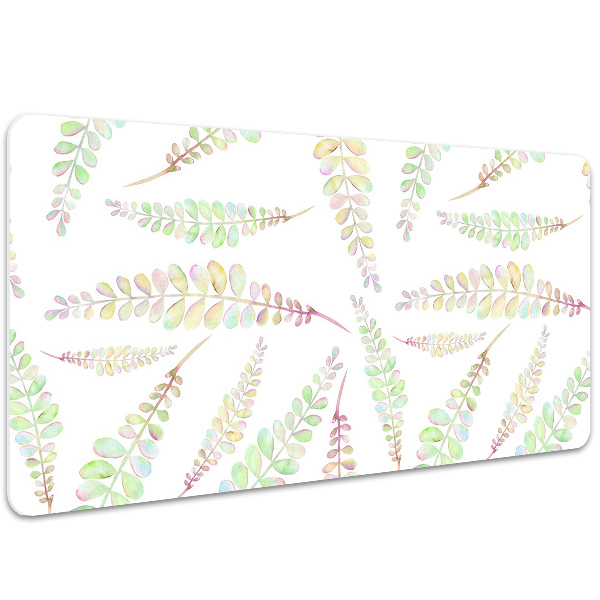 Tapis de bureau Feuilles d'aquarelle
