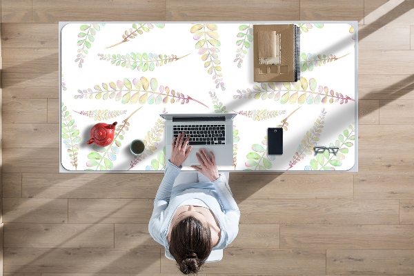 Tapis de bureau Feuilles d'aquarelle