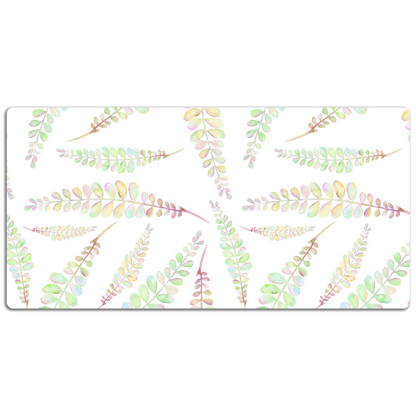 Tapis de bureau Feuilles d'aquarelle