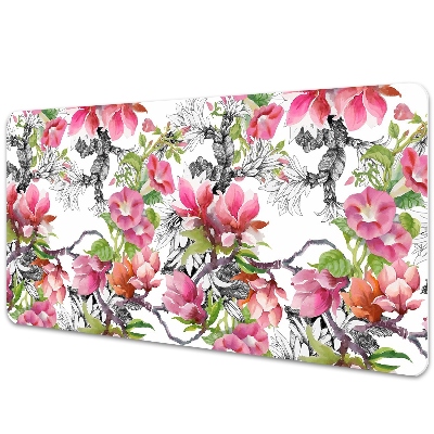 Tapis de bureau Fleurs aquarelles