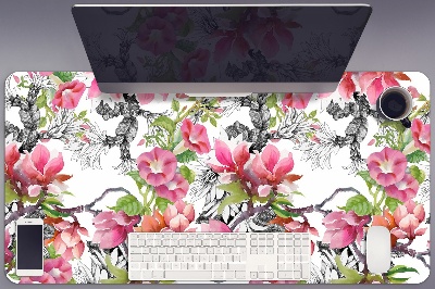 Tapis de bureau Fleurs aquarelles