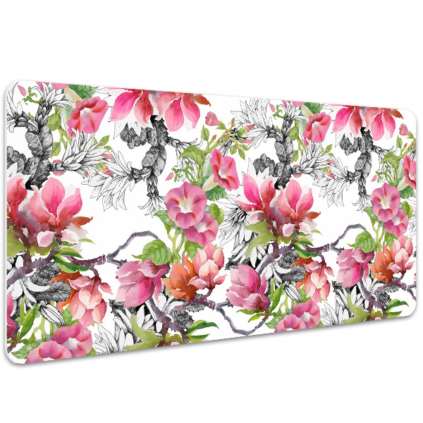 Tapis de bureau Fleurs aquarelles