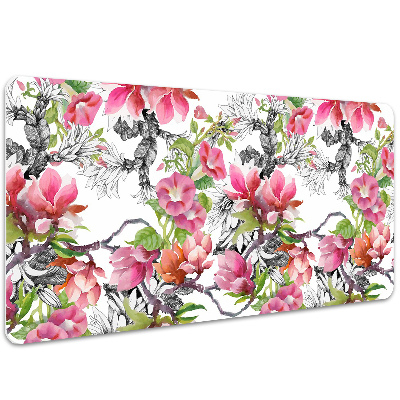 Tapis de bureau Fleurs aquarelles