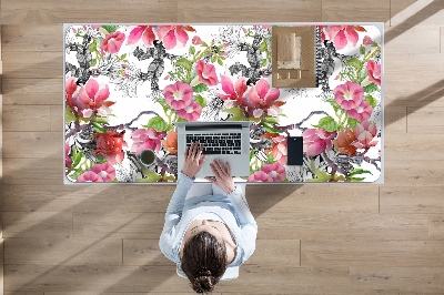 Tapis de bureau Fleurs aquarelles