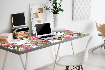 Tapis de bureau Fleurs aquarelles