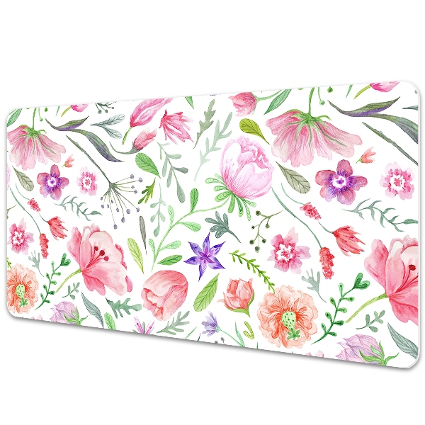 Tapis de bureau Fleurs peintes