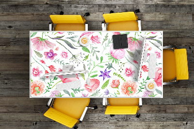 Tapis de bureau Fleurs peintes