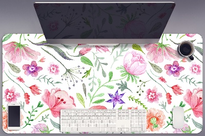 Tapis de bureau Fleurs peintes