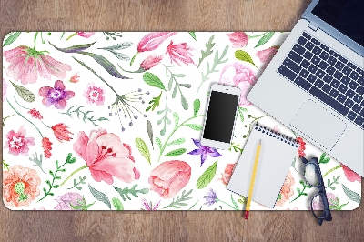 Tapis de bureau Fleurs peintes