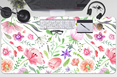 Tapis de bureau Fleurs peintes