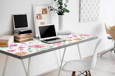 Tapis de bureau Fleurs peintes