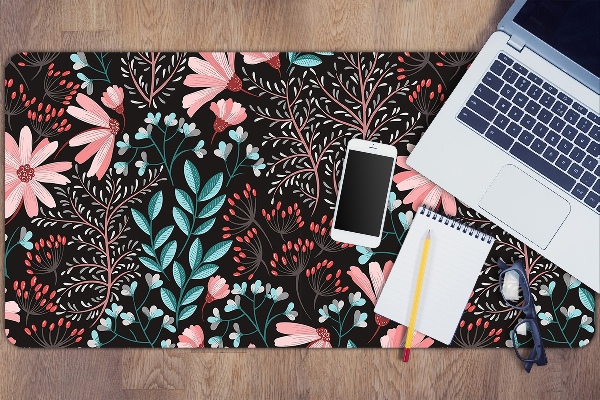 Sous-main bureau Fleurs vintage