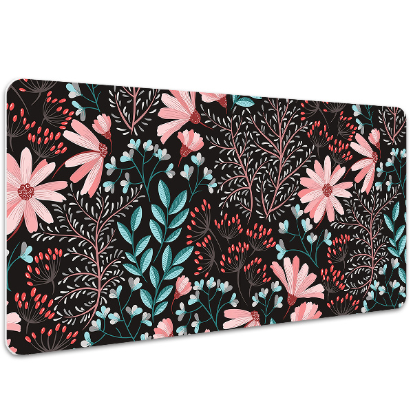 Sous-main bureau Fleurs vintage
