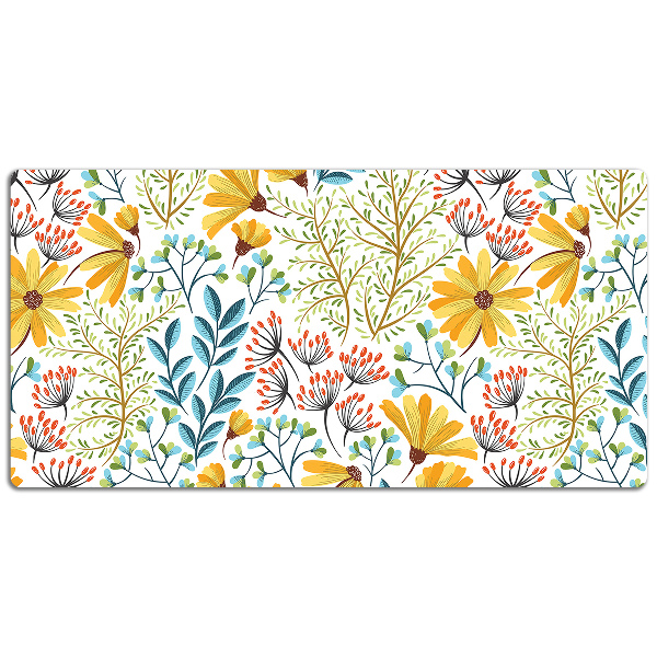 Tapis de bureau Peinture florale
