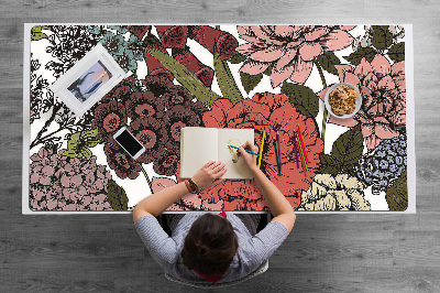 Tapis de bureau Fleurs d'automne