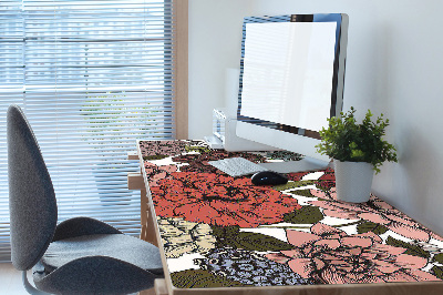 Tapis de bureau Fleurs d'automne