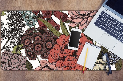 Tapis de bureau Fleurs d'automne