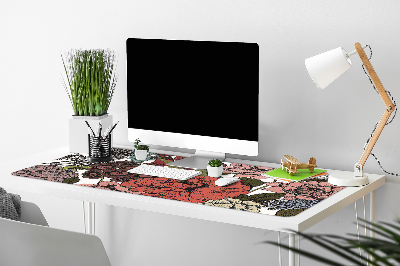 Tapis de bureau Fleurs d'automne