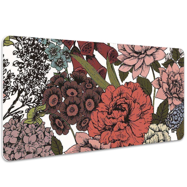 Tapis de bureau Fleurs d'automne