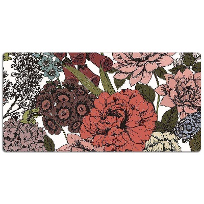 Tapis de bureau Fleurs d'automne