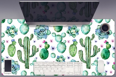 Sous main de bureau Cactus