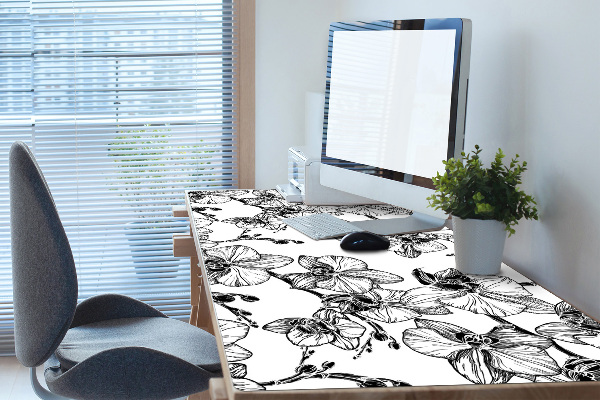 Sous main de bureau Orchidées