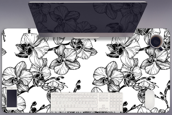 Sous main de bureau Orchidées