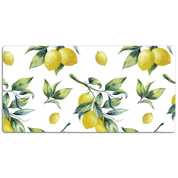 Sous main de bureau Citrons jaunes