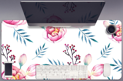 Sous main de bureau Fleurs