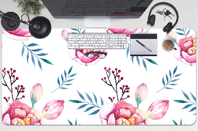 Sous main de bureau Fleurs