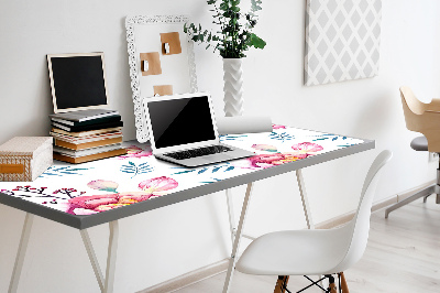 Sous main de bureau Fleurs