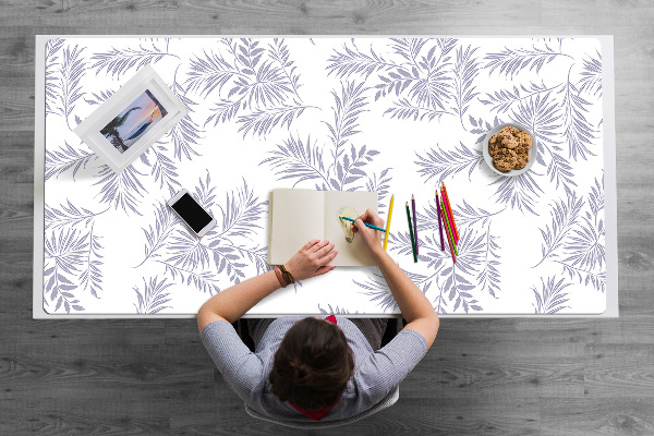 Tapis de bureau Feuilles grises