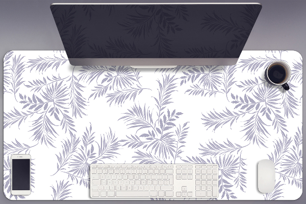 Tapis de bureau Feuilles grises