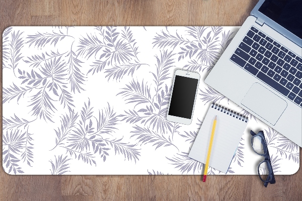 Tapis de bureau Feuilles grises