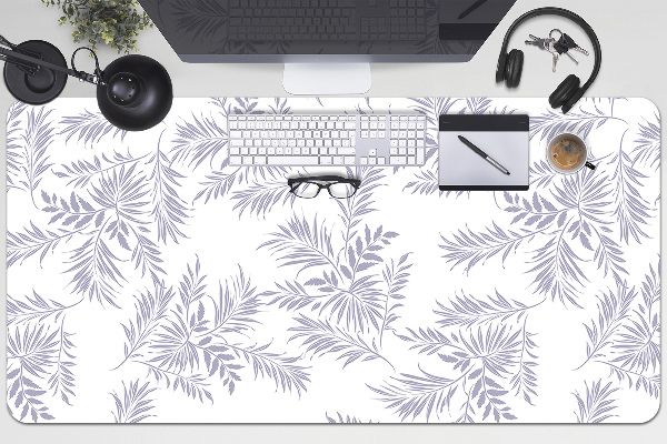 Tapis de bureau Feuilles grises